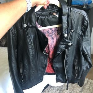 Free People Leather Jacket